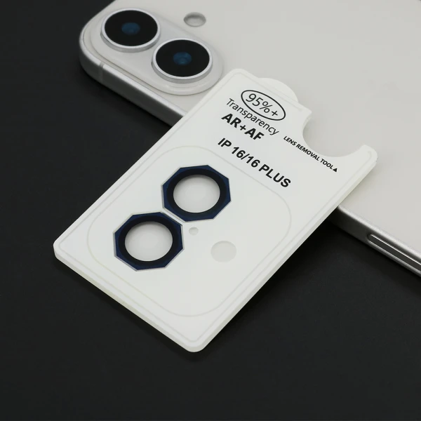 Folija za zastitu kamere octagon za iphone 16 (6.1)/16 plus (6.7) plava