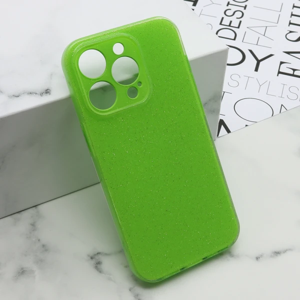 Futrola glow shining za iphone 14 pro (6.1) zelena
