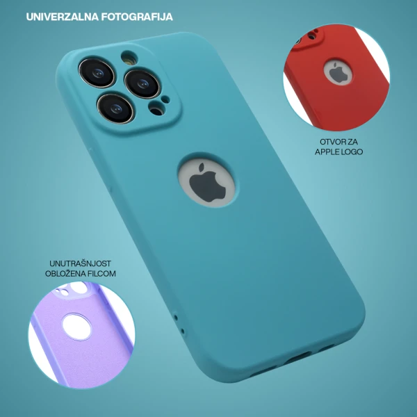 Futrola color vision za iphone 14 pro (6.1) pink mat