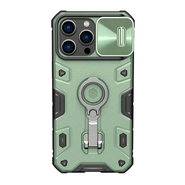 Futrola nillkin cam shield armor pro za iphone 14 pro max (6.7) zelena
