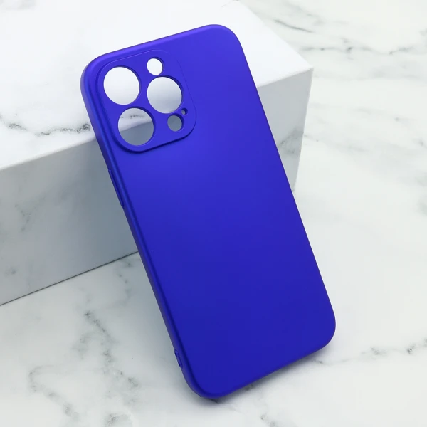 Futrola soft silicone za iphone 15 pro max (6.7) plava