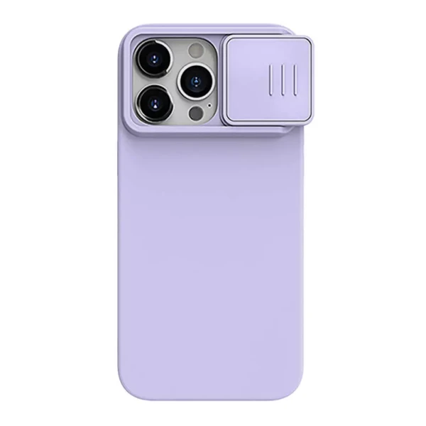 Futrola nillkin cam shield silky za iphone 15 pro (6.1) ljubicasta