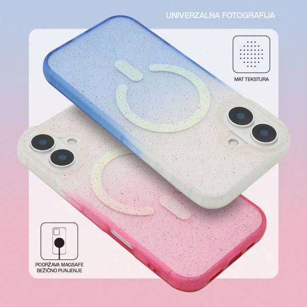 Futrola starlight magsafe za iphone 16e/17e (6.1) ljubicasta