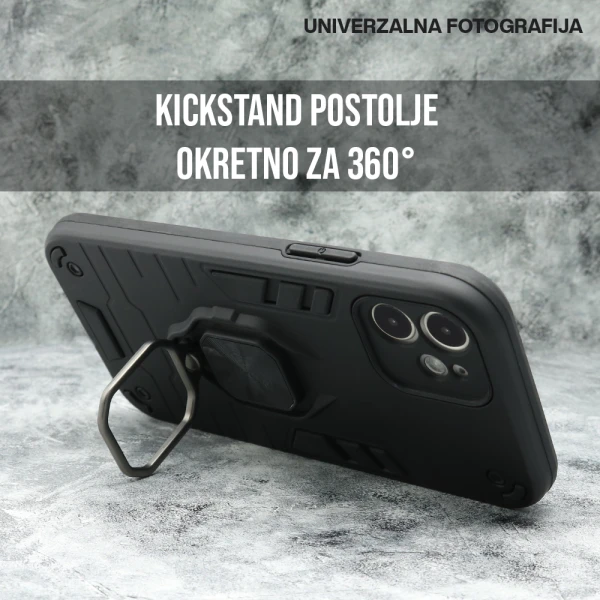 Futrola square ring za iphone 15 plus (6.7) zelena