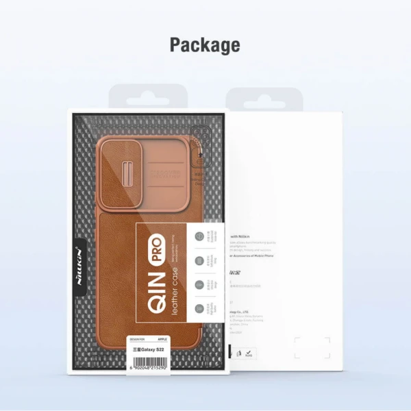 Torbica Nillkin Qin Pro za Samsung S906B Galaxy S22 Plus 5G crna