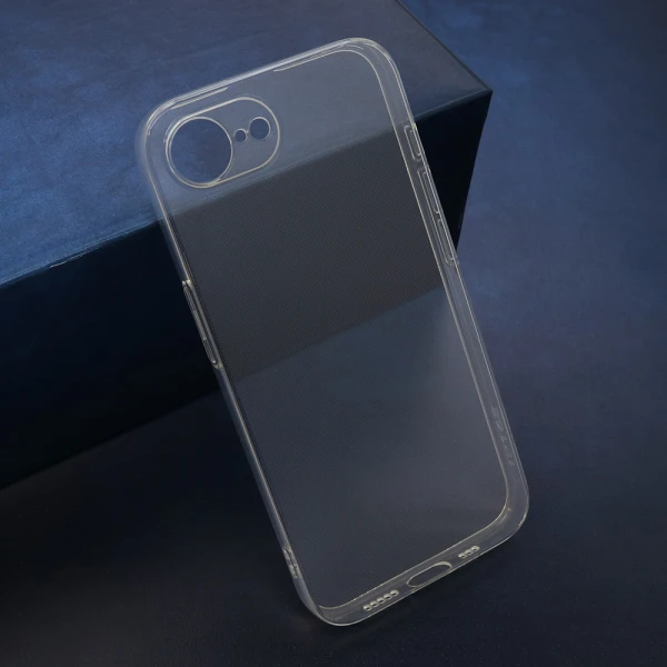 Futrola silikon clear strong za iphone 16e/17e (6.1) providna