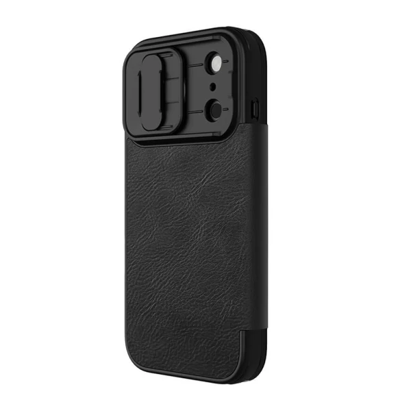 Futrola nillkin qin pro za iphone 17 pro (6.3) crna