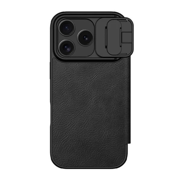Futrola nillkin qin pro za iphone 17 pro (6.3) crna