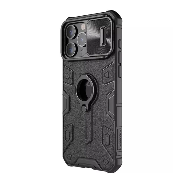 Futrola nillkin cam shield armor pro za iphone 15 pro (6.1) crna