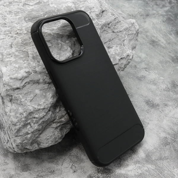 Futrola silikon brushed za iphone 16 pro (6.3) crna