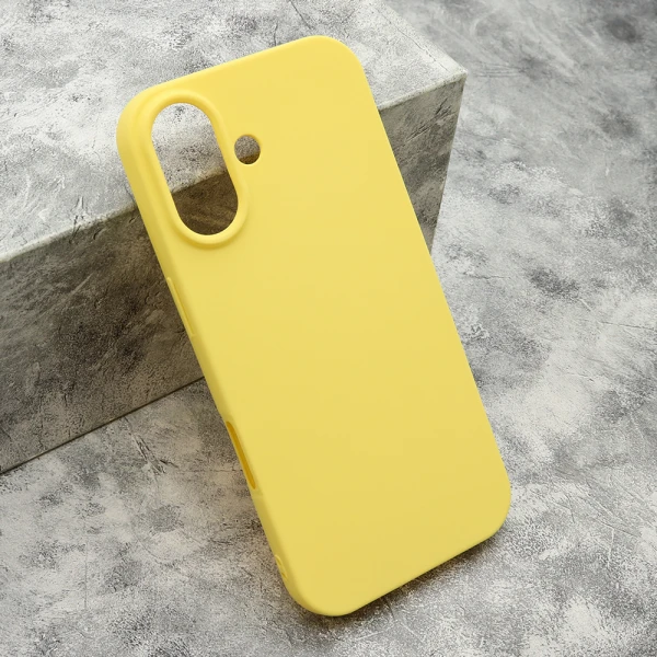Futrola gentle color za iphone 17 (6.3) zuta