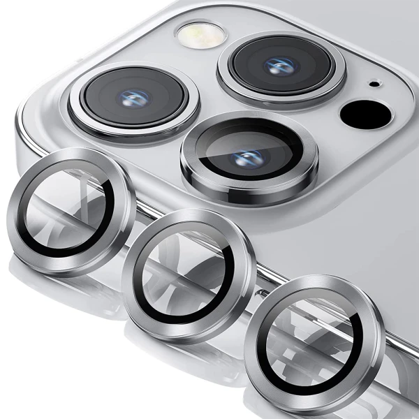 Folija za zastitu kamere ring za iphone 13 pro/13 pro max srebrna