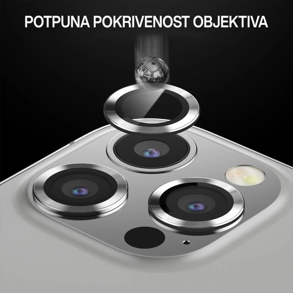 Folija za zastitu kamere ring za iphone 14 pro/14 pro max crna