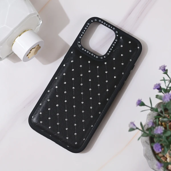 Torbica Bling za iPhone 15 Pro Max 6.7 crna
