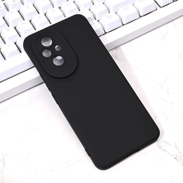 Torbica Silikon Pro Camera za Honor 200 crna