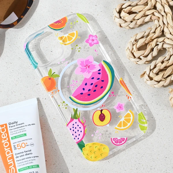 Torbica Print Magsafe za iPhone 15 6.1 Summer Fruits