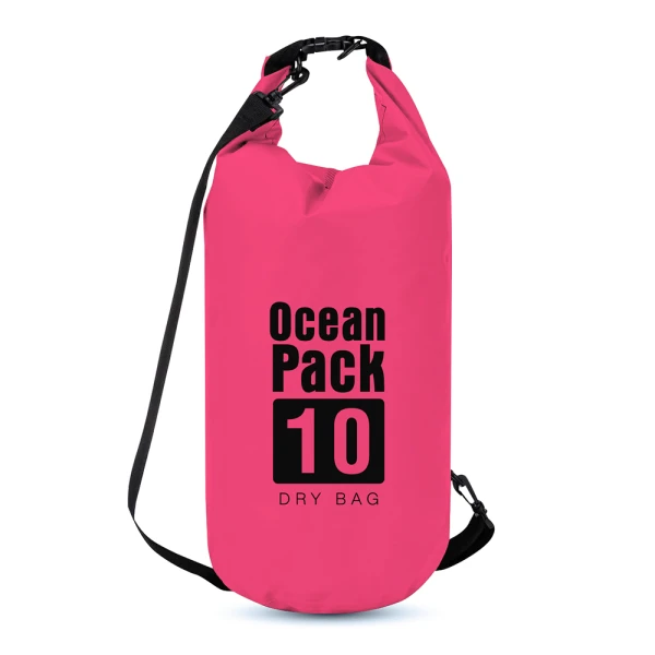 Vodootporna torba dry bag 10l pink