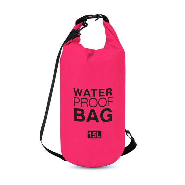 Vodootporna torba dry bag 15l pink