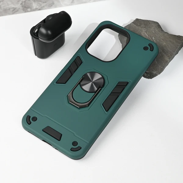 Torbica Hard Ring za Xiaomi Redmi 13C tamno zelena
