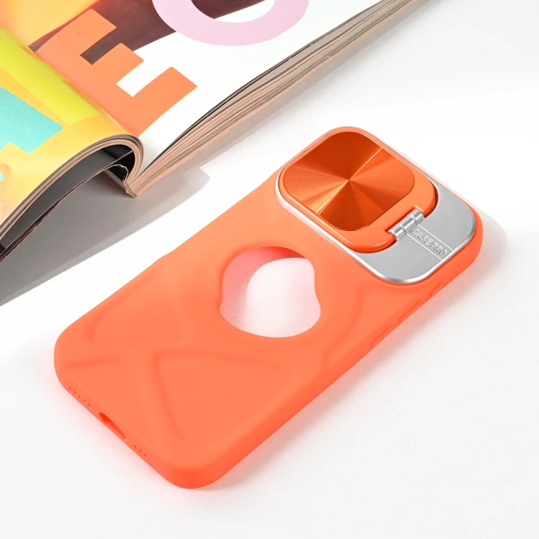 Torbica Magsafe Lens holder za iPhone 15 Pro 6.1 narandzasta