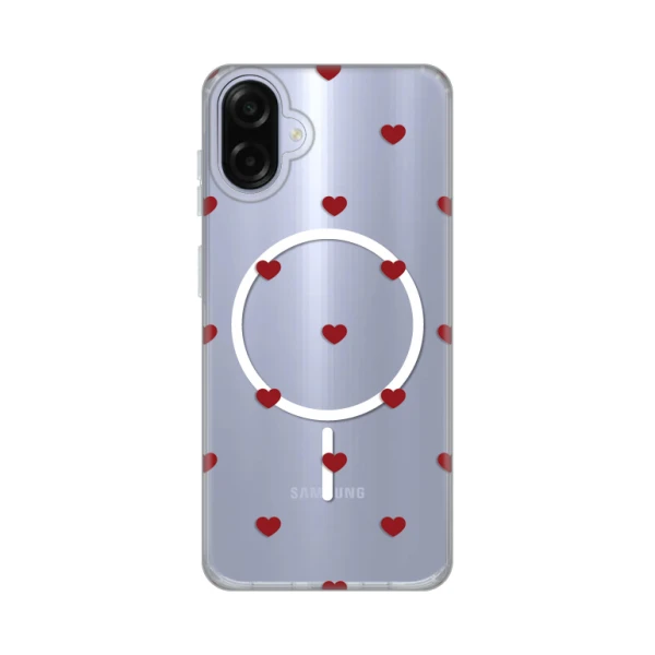 Torbica Print Magsafe za Samsung A075F Galaxy A07 Red Hearts