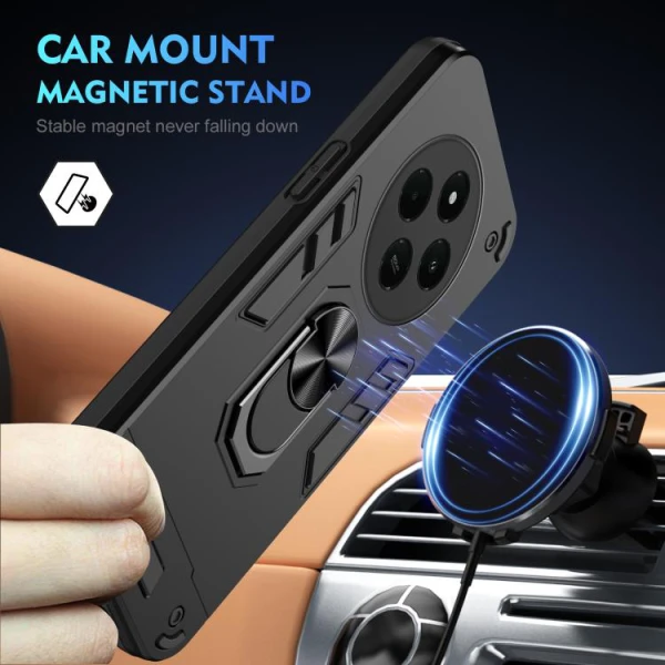 Torbica Hard Ring za Xiaomi Redmi 14C/Redmi A4 tamno siva
