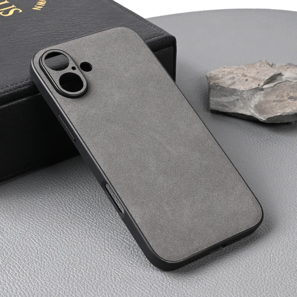 Torbica OLGE za iPhone 16 6.7 Plus siva