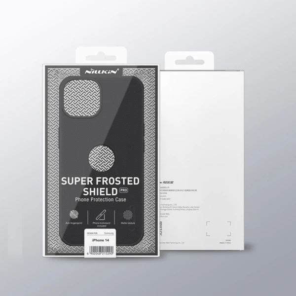 Torbica Nillkin Scrub Pro za iPhone 14 6.1 crna (sa otvorom za logo)