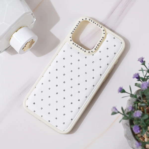 Torbica Bling za iPhone 15 Pro Max 6.7 bela