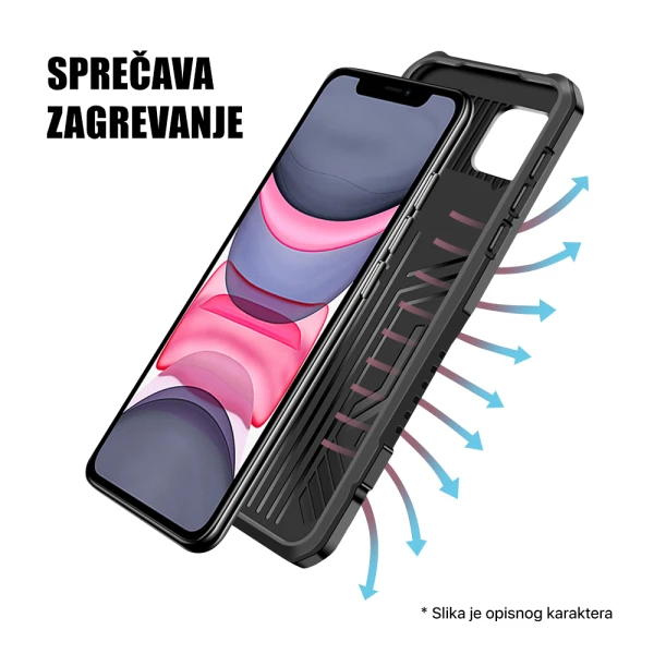 Torbica Fight Clip za iPhone 14 6.1 crna