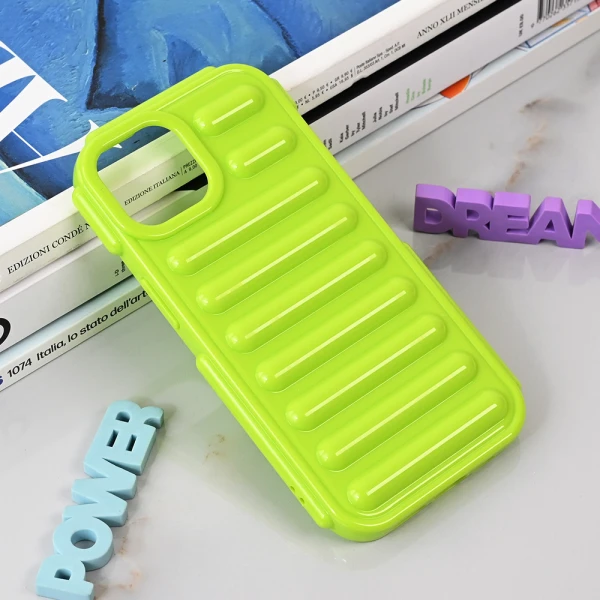 Torbica Color Rib za iPhone 15 6.1 zelena