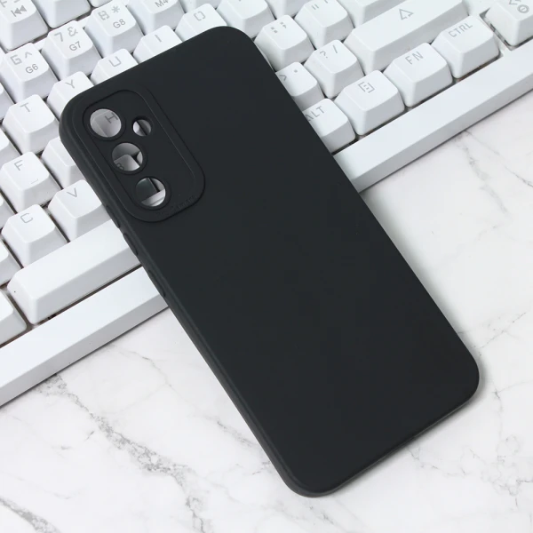 Torbica Silikon Pro Camera za Samsung A346B Galaxy A34 5G crna