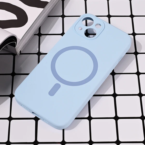 Torbica Magsafe Pure color za iPhone 14 6.1 svetlo plava
