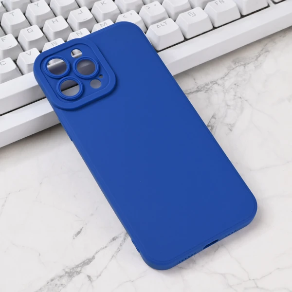 Torbica Silikon Pro Camera za iPhone 13 Pro Max 6.7 plava