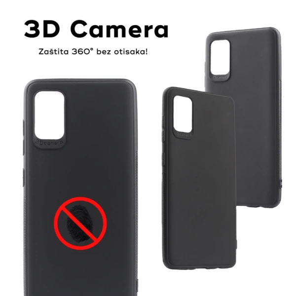 Torbica 3D Camera za Samsung A715F Galaxy A71 crna