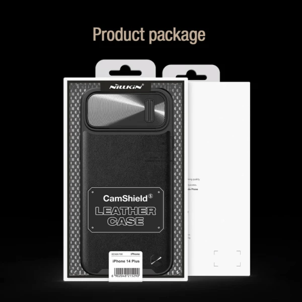 Torbica Nillkin CamShield Leather S za iPhone 14 Plus 6.7 zelena