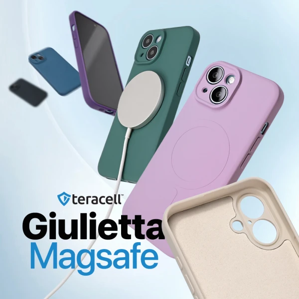 Torbica Teracell Giulietta Magsafe za iPhone 16 Pro 6.3 tamno ljubicasta