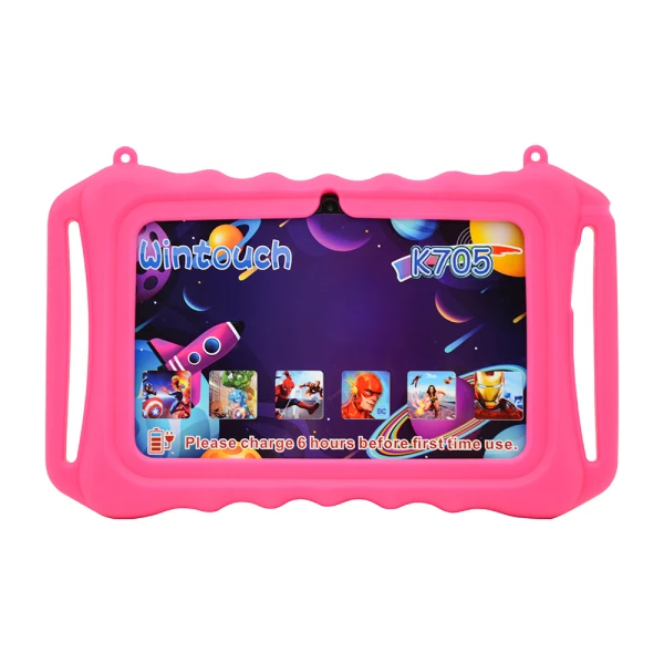 Wintouch tablet za decu k705 7 inca beli / roze futrola