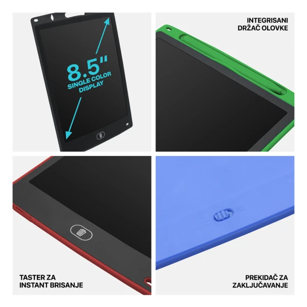 Tablet za pisanje 8.5 inca crni