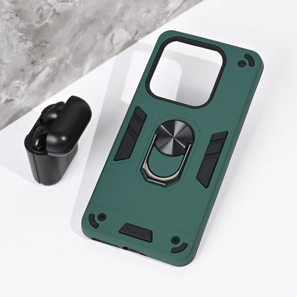 Torbica Hard Ring za Xiaomi Redmi Note 14 5G tamno zelena