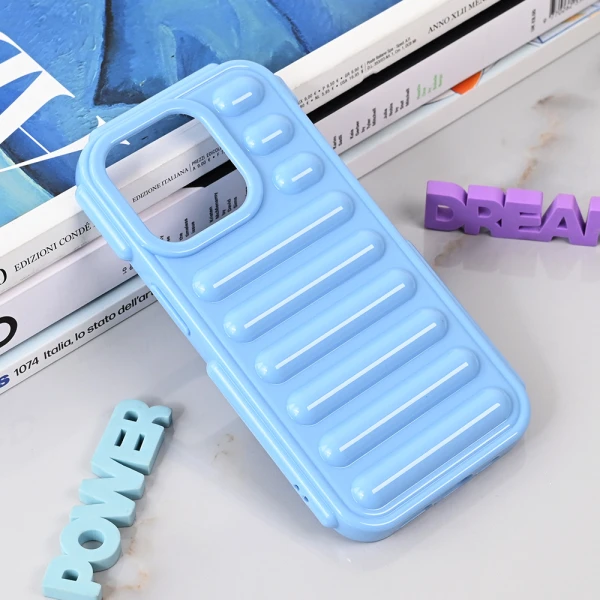 Torbica Color Rib za iPhone 15 Pro 6.1 plava