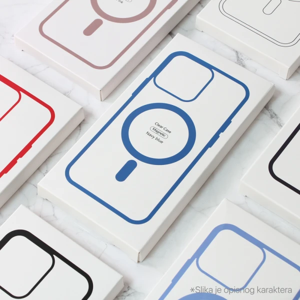 Torbica Magsafe Frame Color za iPhone 15 Pro Max 6.7 crvena