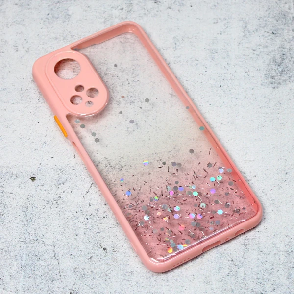 Torbica Frame Glitter za Honor X7 roze