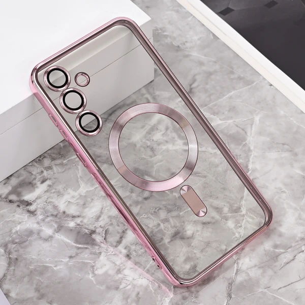 Torbica Magsafe Lux za Samsung A556B Galaxy A55 5G roze