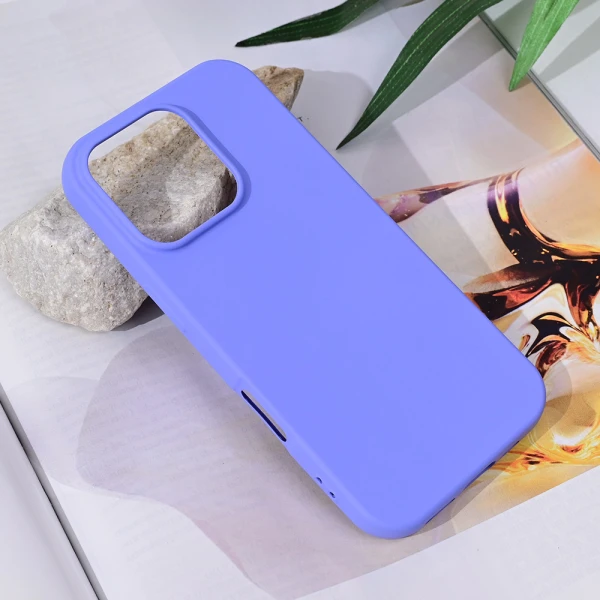 Torbica Teracell Soft Velvet za iPhone 16 Pro 6.3 ljubicasta
