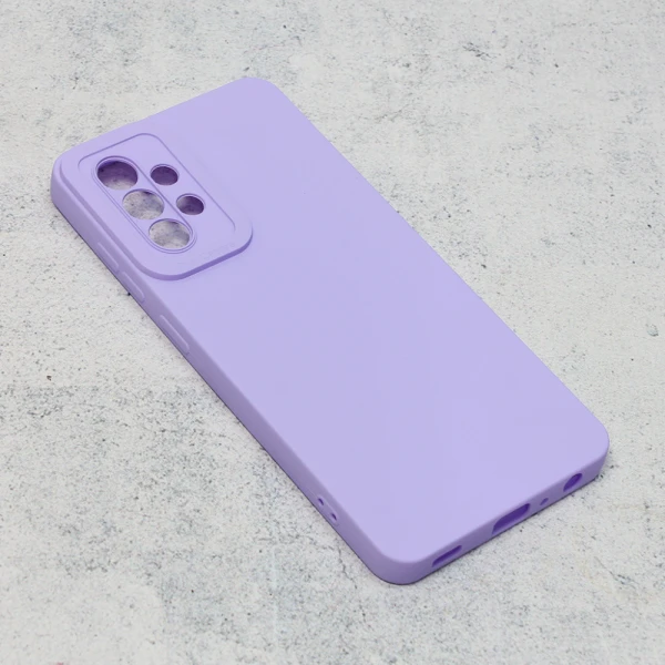 Torbica Silikon Pro Camera za Samsung A525F/A526B/A528B Galaxy A52 4G/A52 5G/A52s 5G ljubicasta