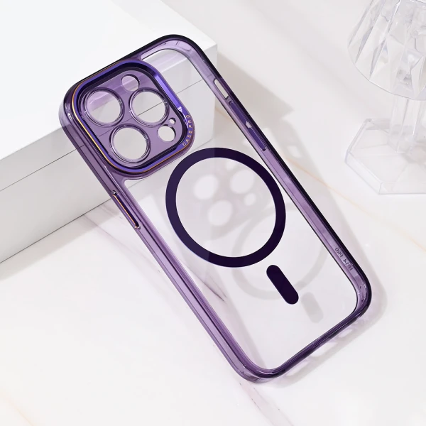 Torbica Magsafe Camera Color za iPhone 13 Pro 6.1 ljubicasta