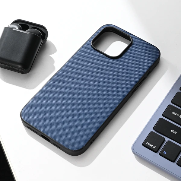Torbica Teracell Scrub za iPhone 15 Pro Max 6.7 tamno plava