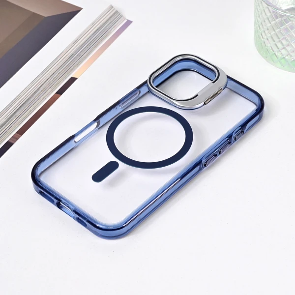 Torbica Magsafe transparent za iPhone 16 6.1 plava