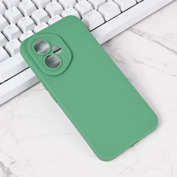 Torbica Silikon Pro Camera za Honor 400 zelena